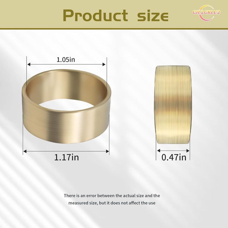 Cil2Crlu2 2pcs Torque Converter Bushing for Mini Bike and Go Kart Used on 30 Series Driver Pulleys for a 1-1/16" Diameter Crankshaft Bronze Idler Bushing - Image 2